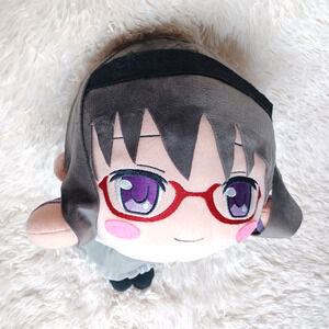 Puella Magi Madoka Magica Homura Akemi Mega Jumbo Nesoberi Big Plush Doll 16.5"